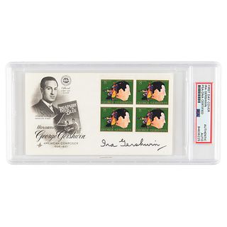 Ira Gershwin Signed First Day Cover