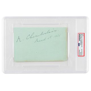 Neville Chamberlain Signature