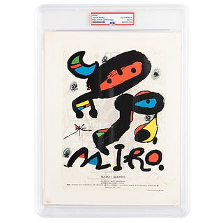 Joan Miro Signed Print