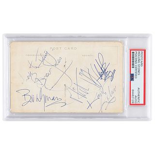 Rolling Stones Signed Promo Card
