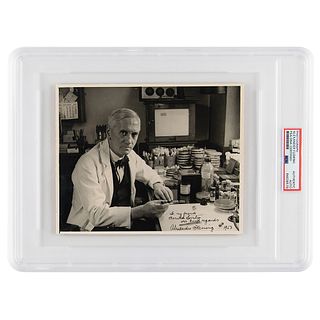 Alexander Fleming Signed Photograph