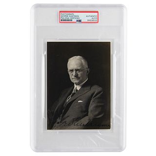 George Eastman Signed Photograph