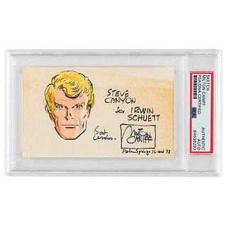 Milton Caniff Signed Sketch
