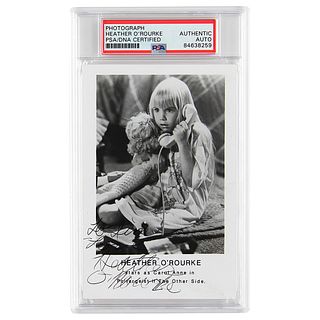 Heather O&#39;Rourke Signed Photograph