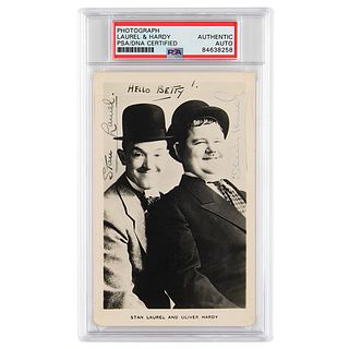 Laurel and Hardy Signed Photograph