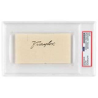 Zachary Taylor Signature