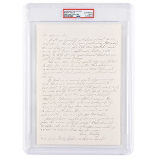 Buddy Holly Autograph Letter Signed