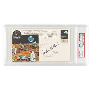 Apollo 11 Crew-Signed &#39;Type 1&#39; Insurance Cover