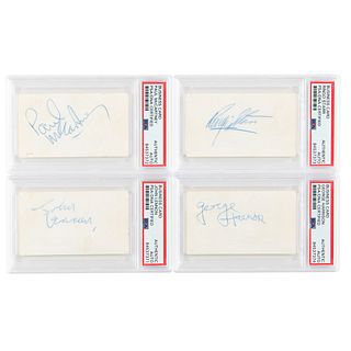 Beatles Set of (4) Signatures