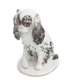 A Royal Vienna Porcelain Figure Height 8 inches.