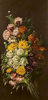 * Artist Unknown, (Late 19th/Early 20th century), Still Life of Flowers