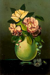 * Artist Unknown, , Still Life with Flowers