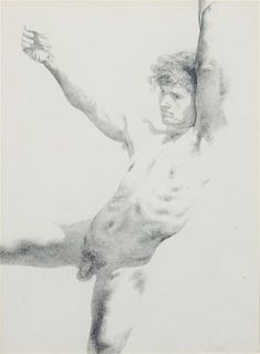* William Francis Crowe, (American, 1890-1965), Nude