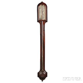 Mahogany Stick Barometer by Huddleston