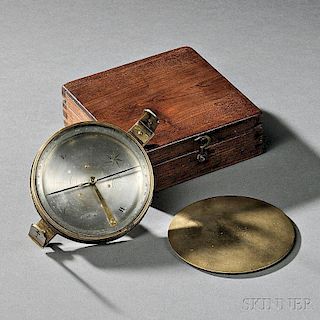 Edward Draper 3-inch Brass Surveyor's Compass