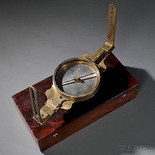 H.M. Pool Brass Surveyor's Compass