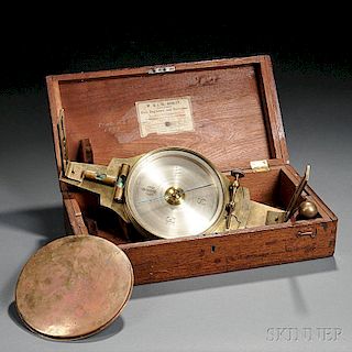 W & L.E. Gurley Brass Surveyor's Vernier Compass