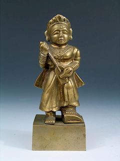 Antique Indian Brass Figure.