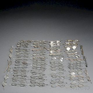 Collection of 19th Century Spectacles or "Eyeglasses,"