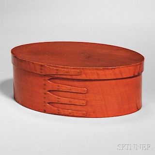 Shaker Bittersweet-stained Covered Oval Box