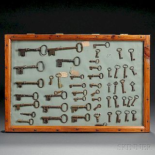 Collection of 19th and Early 20th Century Keys