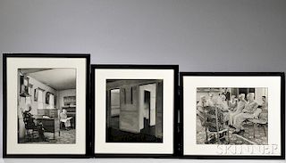Three Framed Photographs of Canterbury Shaker Village