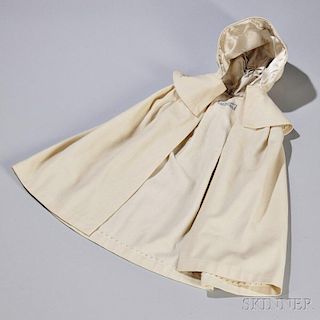 "The Dorothy" Model White Wool Child's Shaker Cloak