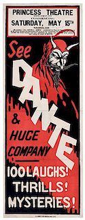 Dante (Jack Angus). See Dante & Huge Company. 100 Laughs! Thrills! Mysteries!
