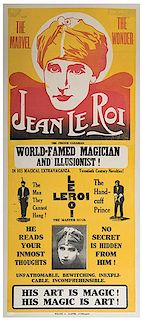 Le Roi, Jean. The Marvel. The Wonder. Jean Le Roi.