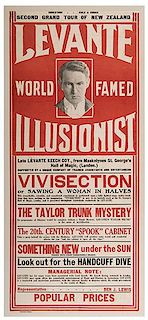 Levante, Les (Leslie George Cole). Levante World Famed Illusionist.