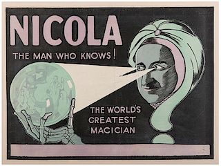 Nicola, Will (William Mozard Nicol). Nicola the Man Who Knows!