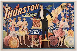 Thurston, Howard. Thurston Master Magician. All Out of A Hat.