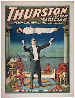 Thurston, Howard. Thurston the Great Magician. Levitation – The Greatest Illusion in the World.