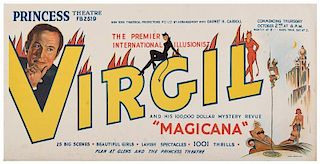 Virgil (Virgil Harris Mulkey). The Premier International Illusionist. Virgil.