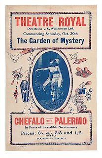 Chefalo (Raffaele Chefalo).  The Garden of Mystery. Chefalo with Palermo.