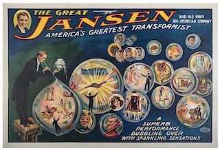 Jansen, Harry. The Great Jansen. America’s Greatest Transformist.