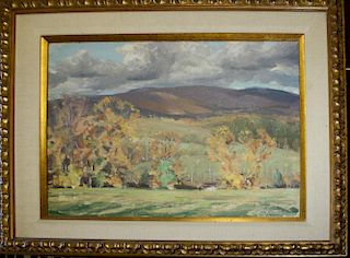 Jay Hall Connaway (Vermont/Maine 1893-1970) Autumn Vermont o/b 16 x 20"