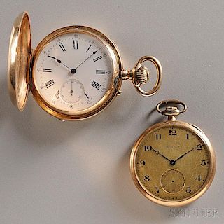 Two 14kt Gold Pocket Watches