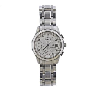 Concord Stainless Steel Chronograph Watch 14 A7 1891