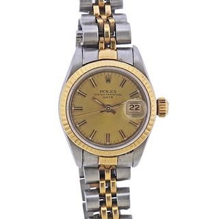 Rolex Date Two Tone 26mm Automatic Watch 69173