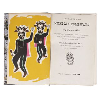 Toor, Frances. A Treasury of Mexican Folkways. New York: Crown Publishers, 1950. Con ilustraciones de Carlos Mérida.