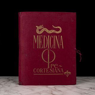 Dr. Rousel. Medicina Precortesiana. México: Laboratorios Grupo Roussel, 1952. 6 p. + 41 láminas, en color.