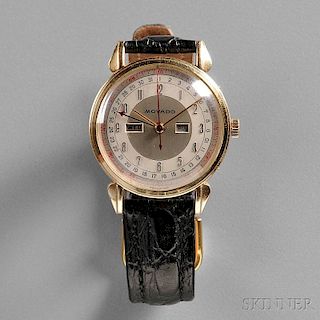Movado 14kt Calendograph Wristwatch