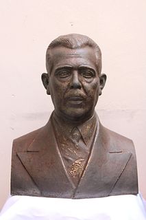 Angel Tarrac - Lazaro Cardenas Bust - Bronze