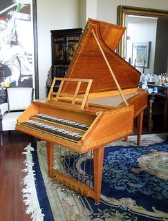 Robert Goble & Sons Two-Manual Harpsichord.