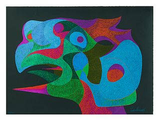 Pedro Coronel (Mexico, 1921-1985) Fuego y Diluvio, 22 x 30 in. signed and numbered limited edition