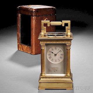 William Bond & Son Carriage Clock