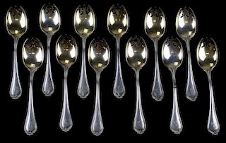 Towle "Paul Revere" pattern ice cream forks. 10.92 troy oz. 12 pcs.