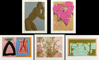 "Six Louisiana Artists," 1981, portfolio of five h