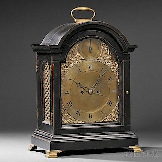 Eardley Norton Ebonized Bracket Clock